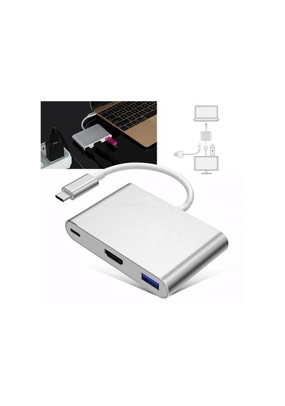 Codegen Cdg Cnv39 0 15metre Type C Hdmı Usb 3 0 Type C Çevirici