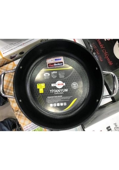 Saflon Sf8630Tt Titanium 30 CM Basık Tencere 5.25 Litre
