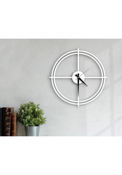 Bk Home Dekoratif 45Cm Ahşap Duvar Saati-60