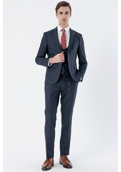 İmza Lacivert Mono Yaka Çift Yırtmaç Yelekli 6 Drop Slim Fit Dar Kesim Basic Takım Elbise 1001240186-lacivert Lacivert İmza Lacivert Mono Yaka Çift Yırtmaç Yelekli 6 Drop Slim Fit Dar Kesim Basic Takım Elbise 1001240186-lacivert Lacivert