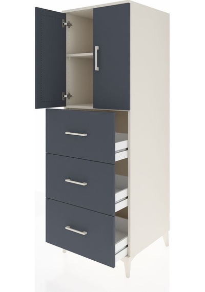 Kronos Dolap 2 Raflı 3 Çekmeceli 2 Kapaklı 60x59x182 Aytaşı-a... Aytaşı Kronos Dolap 2 Raflı 3 Çekmeceli 2 Kapaklı 60x59x182 Aytaşı-a... Aytaşı