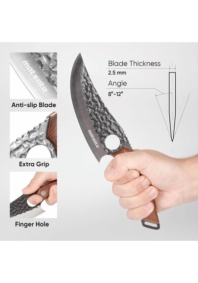 Aşçı Bıçağı 16 Cm, Et Ve Sebze İçin Japon Paslanmaz Çelik Şef Diğer