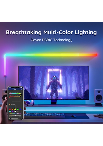 Govee Glide RGBIC Duvar Aydınlatma Bar 6+1