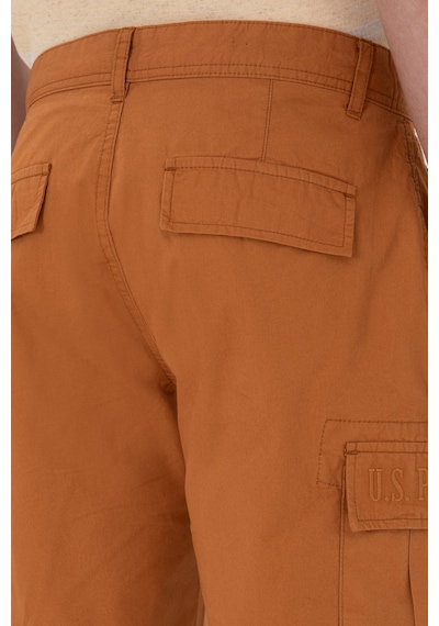 U.s. Polo Assn. Erkek Hardal Şort / Bermuda 50300418-vr072 Hardal