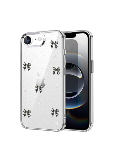 Apple iPhone Uyumlu  16e Uyumlu Fiyonk Desenli Kapak - Desen 8