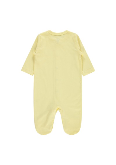 Civil Baby Yıldız Nakışlı 1-9 Ay Tulum - Sarı