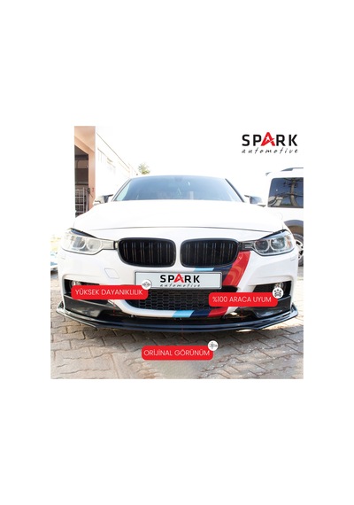 Bmw F30 Ön Tampon Lip Uyumlu 2011-2019 Siyah