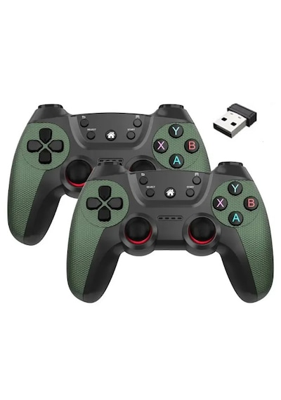 Hk Tech Gamepad Çiftli Tv Pc Uyumlu Oyun Konsolu 2.4ghz