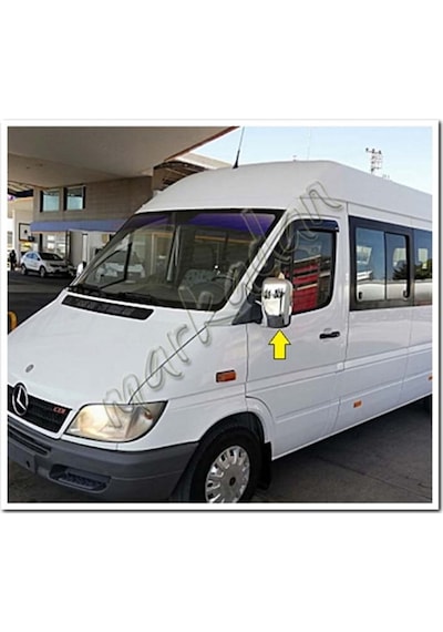 Db Chrome Mercedes Sprinter Krom Ayna Kapağı 2000-2006 2 Parça Ab
