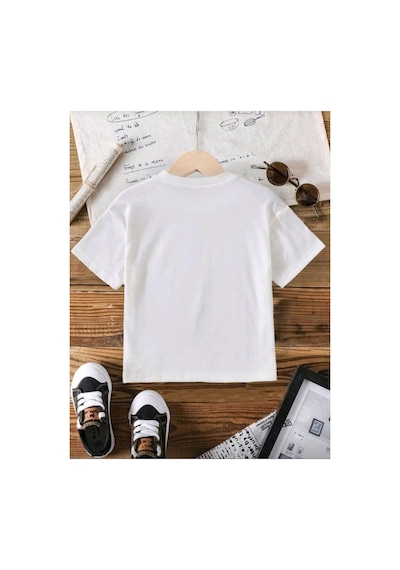 Stil-x Ramazan Bayramı Baskılı Kız Çocuk Tshirt, %100 Pamuklu Kumaş Beyaz-8