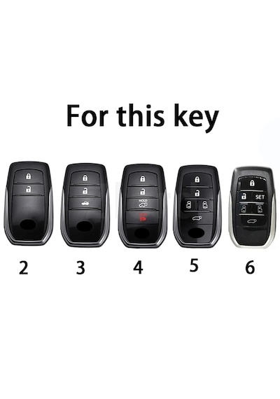 Toyota Corolla Şeffaf Füme Kumanda Kılıf