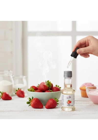 Çilek Aroması 40 G Pasta, Kek, Kurabiye Ve Tatlılar İçin Yoğun Çilek Esansı
