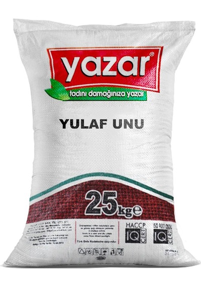 Yazar Yulaf Unu 25 KG