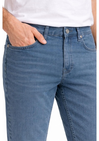Captiva Regular Fit Likralı Erkek Jean Pantolon 7570 Petrol