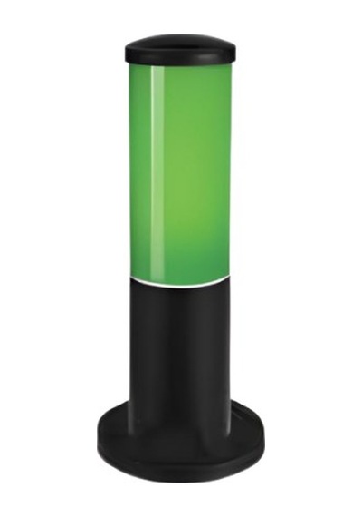 Huzur Elektrik Bollard Yeşil Set Üstü Direk 30cm Aydınlatma Armatürü 13402