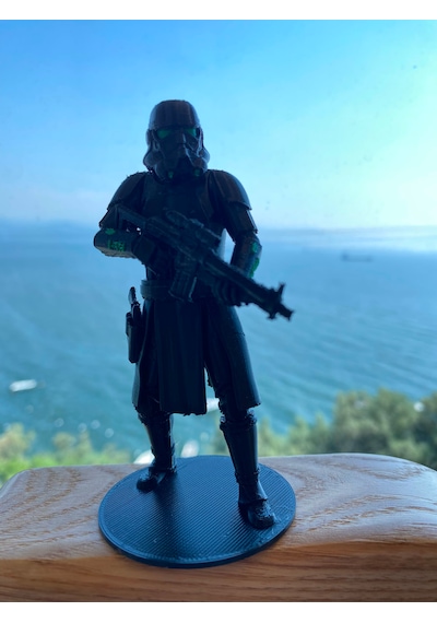 Riva Self Star Wars Rogue One Death Trooper Figür Koleksiyonluk Karakter Biblo 3d Baskı 10-13-15 Cm 13 Cm