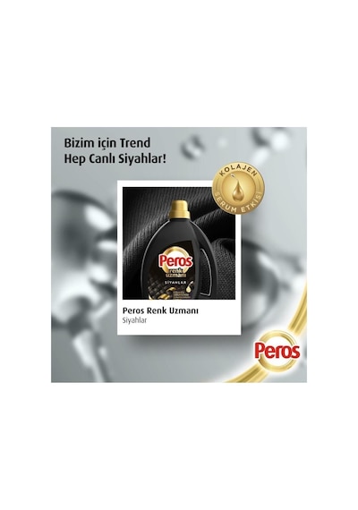 Peros Siyahlar İçin Sıvı Çamaşır Deterjanı 3 L