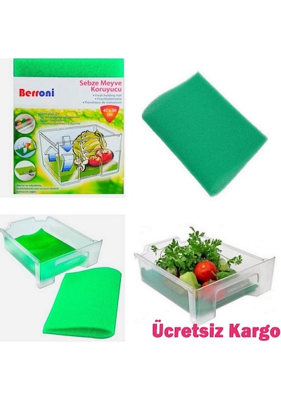 Buzdolabı Içi Meyve Sebze Nem Önleyici Küf Koruyucu Özel  Mat