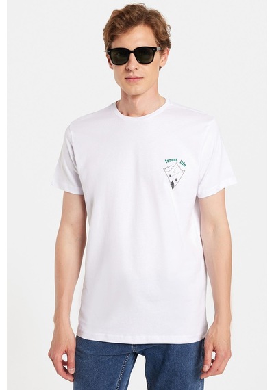 Tudors Erkek Slim Fit Dar Kesim %100 Pamuk Yumuşak Dokulu Baskılı Beyaz Bisiklet Yaka Tişört-34851 Beyaz Tudors Erkek Slim Fit Dar Kesim %100 Pamuk Yumuşak Dokulu Baskılı Beyaz Bisiklet Yaka Tişört-34851 Beyaz