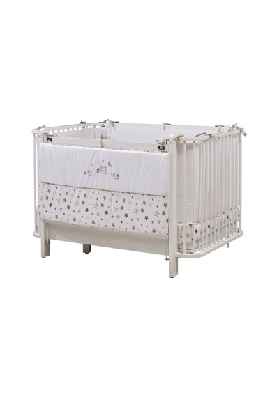 Meltem Kids Bambino Büyüyen Beşik 80x130 Cm 80x180 Cm Byz-kuzu Beyaz