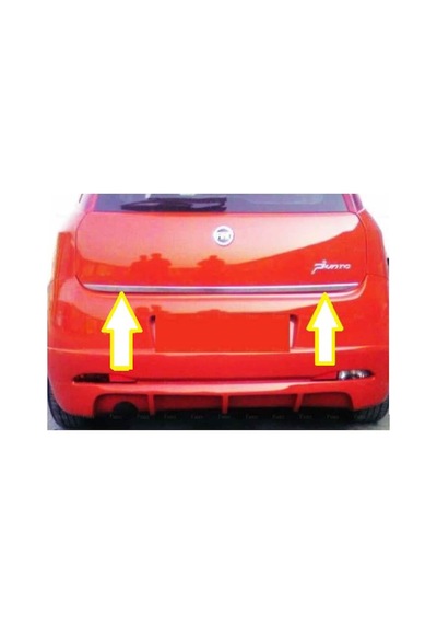 Fiat Grande Punto Krom Bagaj Alt Çıta 2006 Üzeri