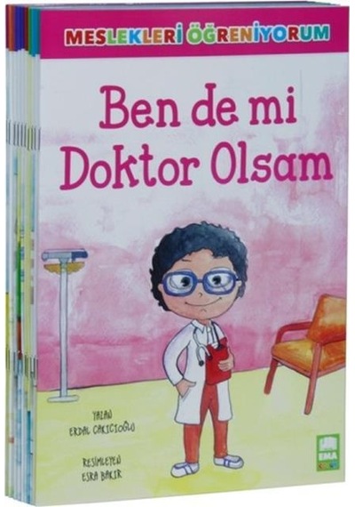 Meslekleri Öğreniyorum Resimli Hikaye (10 Kitap Set) - Erdal Çak