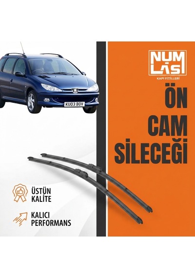 Peugeot 206 Station Wagon Ön Cam Silecek Takımı Numlas-a Kalite-nm0063