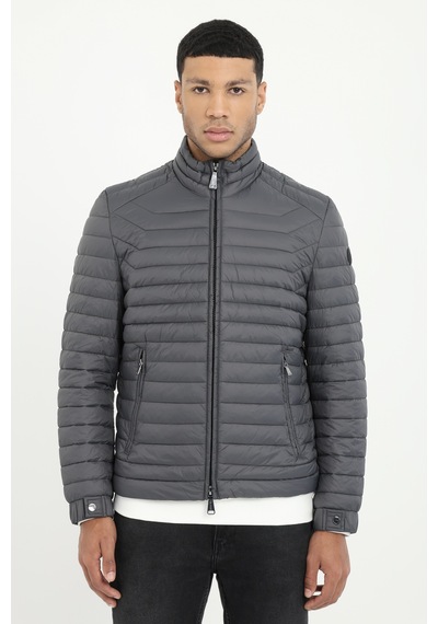 Dufy Erkek Slim Fit Kapüşonlu Antrasit Mont-25388