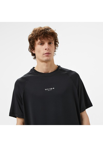 United4 Unıted4 Erkek Siyah T-shirtu4ctm1