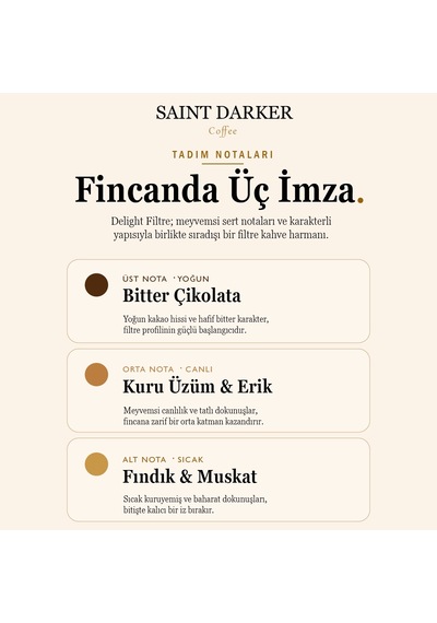 Saint Darker Delight Blend Filtre Kahve 1 KG