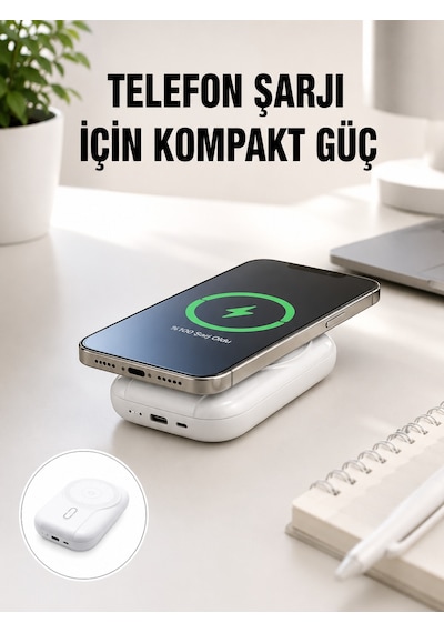 22.5w Süper Hızlı Şarjlı Çok Fonksiyonlu 10000 Mah Powerbank Yeni Nesil - Lisinya Diğer