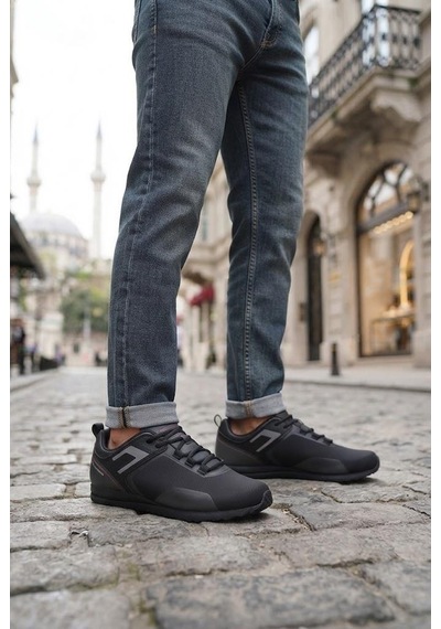 Lescon Riva 3 Rahat Hafif Erkek Sneaker Spor Ayakkabı Siyah