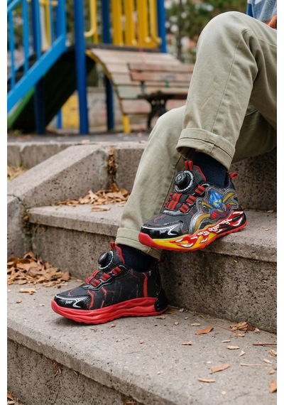 Vojo Kids Ortopedik Taban Kahraman Sneaker Spor Ayakkabı 267800001902 01 Siyah