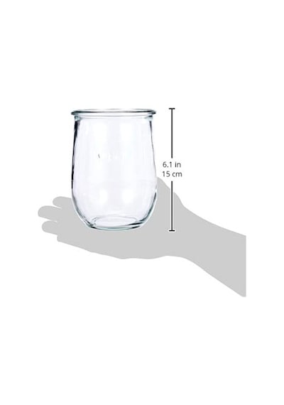 Lale Kavanozu, 1 Litre, 6'li Set Kapak, Conta Kıskaçları, Cam, Şeffaf, 6 X Çok Renkli