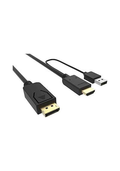 Alfais 4413 HDMI To Displayport Çevirici Dönüştürücü Adaptör Monitör Kablosu 2 M