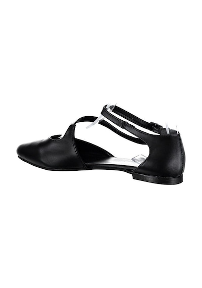 Fox Shoes Siyah Kadın Babet D726016909 Siyah
