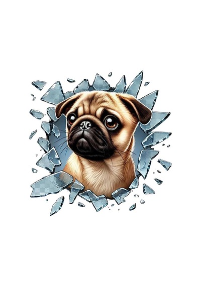 Fulcar French Bulldog Araç Stickerı Diğer