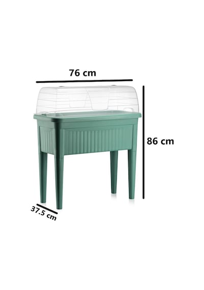 Omnipazar So-abs3 Fanuslu Ayaklı Bahçe Yetiştirme Saksı Seti 60 Litre No 3 00243137