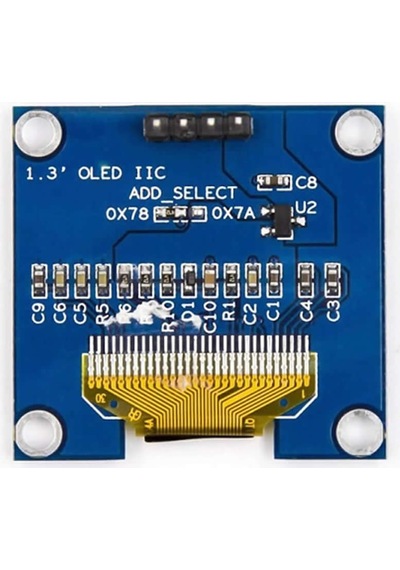 1.3 inch I2C Mavi Oled Lcd Modül SSH1106 DC 3.3V 5V 128x64 Pixel Grafik Lcd Display Ekran