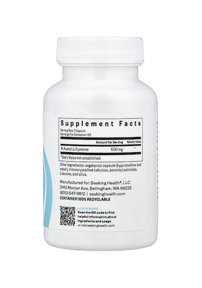 Seeking Health, Na-c, 500 Mg, 90 Vegetarian Capsules