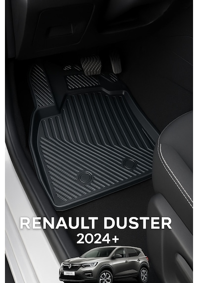 Renault Duster 2024+ Uyumlu 3d Oto Paspas Premium