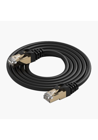 Orico CAT7 Ethernet Kablosu 100 CM Siyah Pug-C7-10
