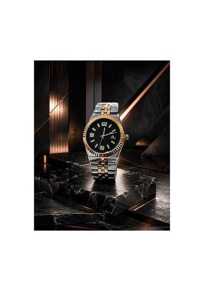 Datejust Çelik Erkek Kol Saati Takvimli Babalar Serisine Özel Siyah-altın-gümüş - 884416004 Gümüş
