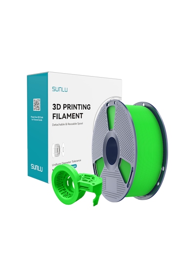 Sunlu Yeşil High Speed Mat Petg Filament - 1.75mm - 1 Kg