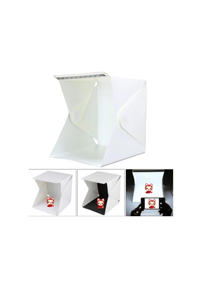 Lexroo Mini Stüdyo Led Işıklı 20x20 Cm Ürün Fotoğraf Çekim Çadırı