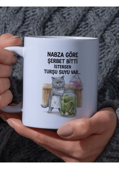 "iyi Niyetim Suistimal Edilince Benim Eşgali Görmen Lazım" Yazılı Kupa Bardak