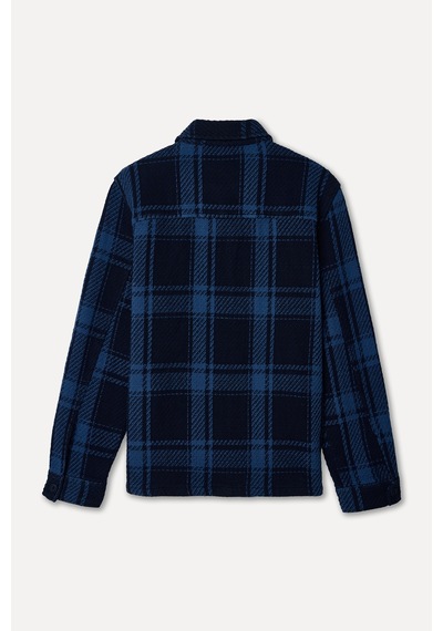 Mudo Erkek Erkek Lacivert Ekoseli Comfort Fit Ceket 1272428