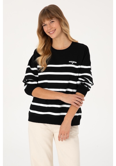 U.s. Polo Assn. Kadın Siyah Sweatshirt 50313572-vr046 Sıyah