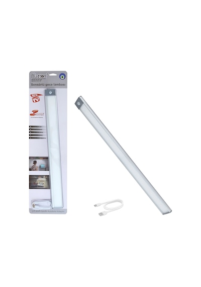 Sensörlü Şarjlı Dolap Lambası Wt-288 Acc71 Beyaz