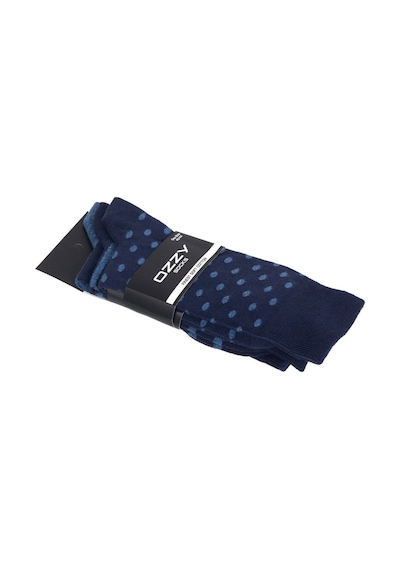 Ozzy Socks 3 Çift Dikişsiz Erkek Penye Pamuklu 4 Mevsim Çorap Dayanıklı Topuk Burun Lacivert